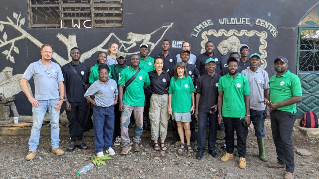 Picture of the Limbe Wildlife Centre team