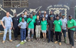 Picture of the Limbe Wildlife Centre team